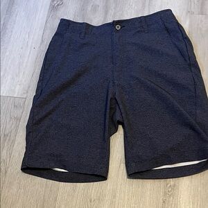 Men's Flat Front Shorts in Deep Blue